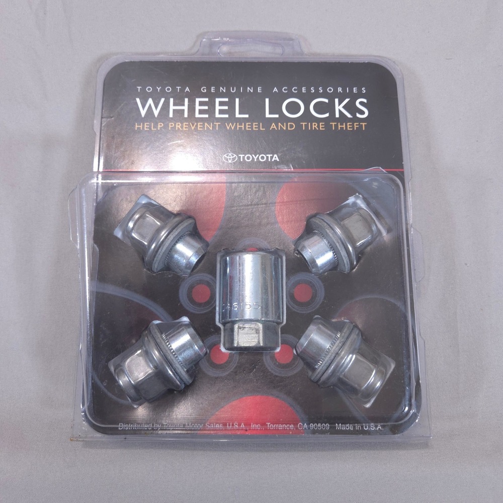 Genuine Toyota Aluminium/Alloy Wheel Lock Set 00276-00900 Accessory OEM